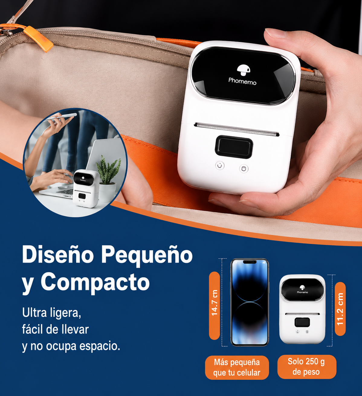 Mini impresora de etiquetas